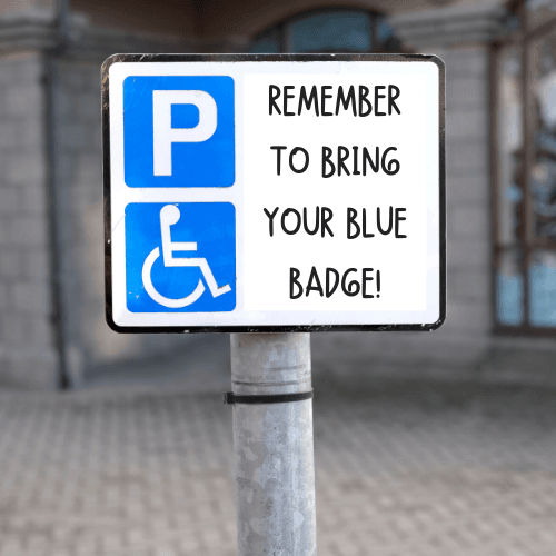 East Midlands Airport Parking - blue badge